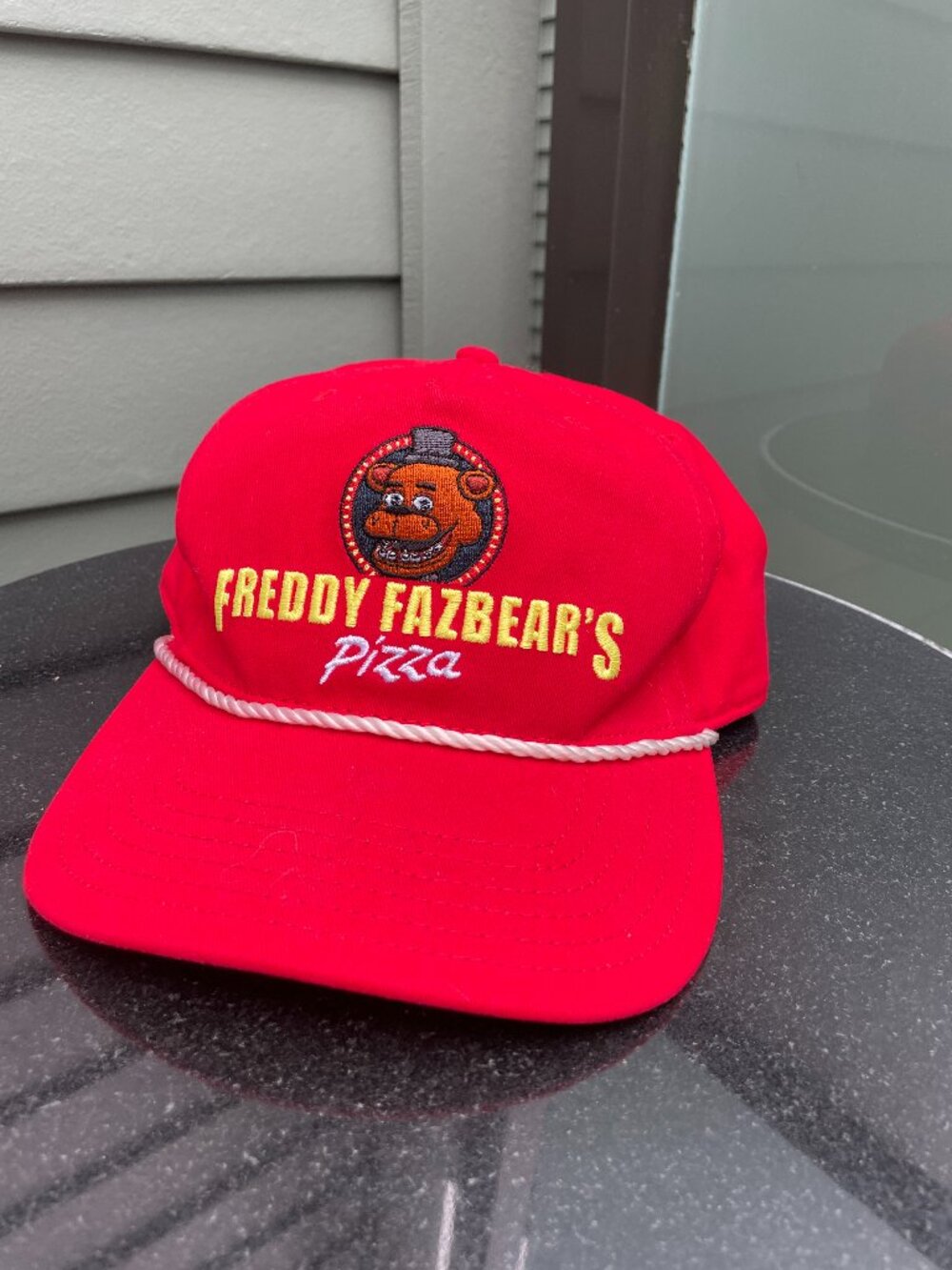 Five Nights at Freddy's FNAF Employee Rope Hat Snapback Freddy Fazbear Pizza